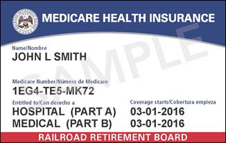 New Railroad Medicare Card